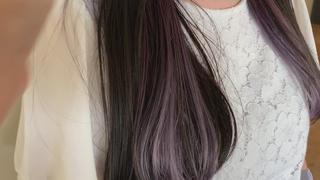 ロング カラー 上川 美幸のヘアスタイル