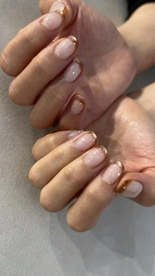 #大人ネイル#大人上品ネイル#ニュアンスネイル#シンプルニュアンス#フレンチネイル#マグネットネイル#星ネイル#クリスマスネイル 