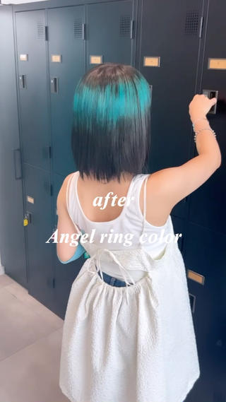 ミディアム カラー デザインカラー 🥨HAZUKiのヘアスタイル