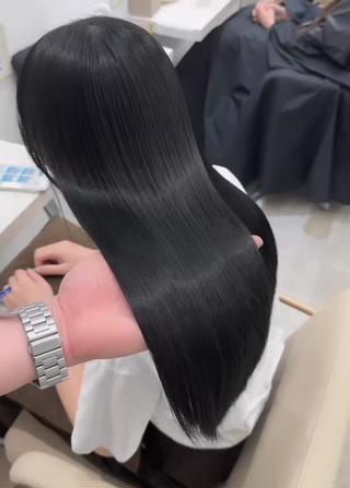 ロング 髪質改善×縮毛矯正 Core梅田　片山のヘアスタイル
