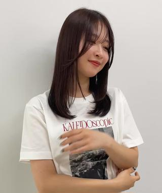 ミディアム 🫧艶カラー×カット 🫧　harunaのヘアスタイル