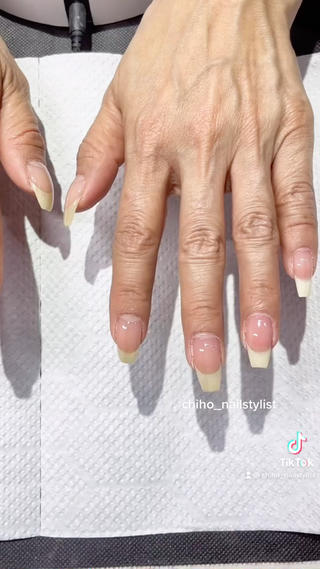 全部自爪で4週間浮きなし！オフから付け替えまで 