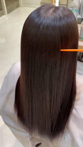 ロング レイヤー/ベージュ/ Yurika🐝🌹のヘアスタイル