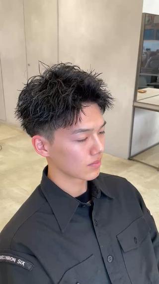 ショート パーマ メンズ メンズ特化🔥 パーマ  金子直斗のヘアスタイル