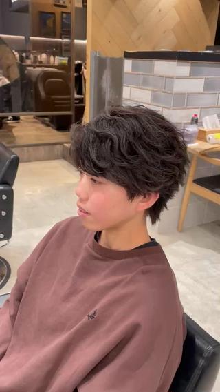 ショート パーマ メンズ メンズ特化🔥 金子直斗のヘアスタイル