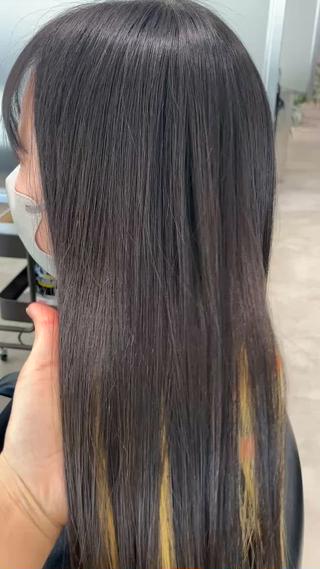 ロング カラー GOTODAY シェアサロン梅田NU茶屋町店所属・髪質改善/艶カラー 縮毛矯正/みほのヘアスタイル