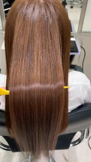 ロング カラー GOTODAY シェアサロン梅田NU茶屋町店所属・髪質改善/艶カラー 縮毛矯正/みほのヘアスタイル