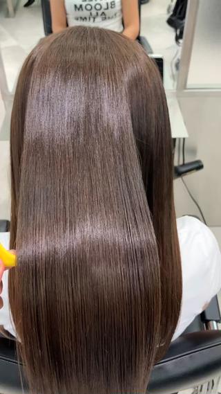 ロング GOTODAY シェアサロン梅田NU茶屋町店所属・髪質改善/艶カラー 縮毛矯正/みほのヘアスタイル