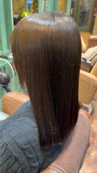 セミロング Monan 新宿所属・ケイジ✨透明感 /艶カラー✨のヘアスタイル