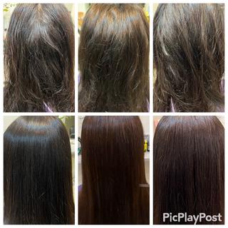 ロング 土岐 泰廣のヘアスタイル