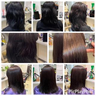 ミディアム 土岐 泰廣のヘアスタイル