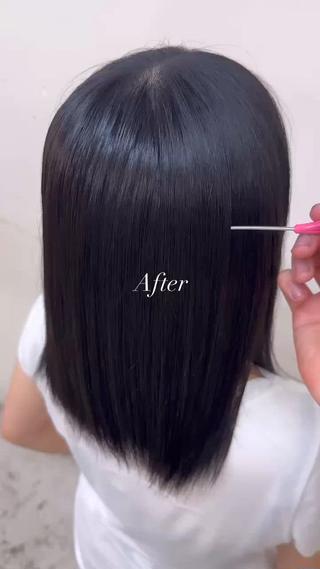 ミディアム カラー ❀ 浜 ❀ 前髪・顔周りのヘアスタイル