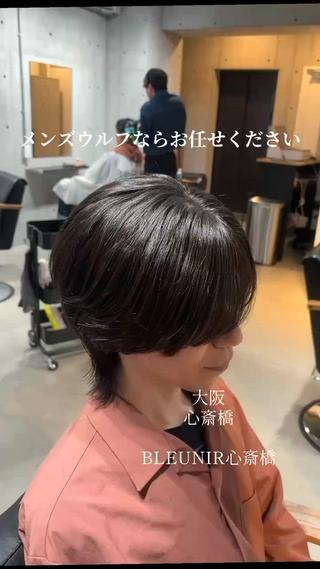 パーマ メンズ 心斎橋メンズ特化 高森蓮のヘアスタイル