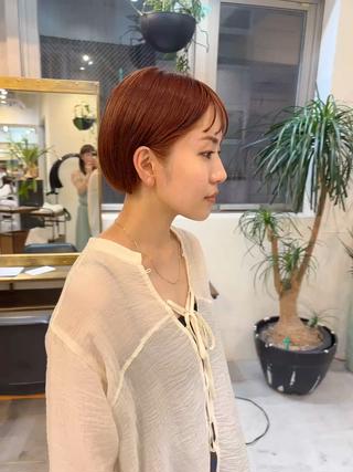 ショート カラー Belle 新宿店所属・🐰パーマモデル 募集中/ゆな🐰のヘアスタイル