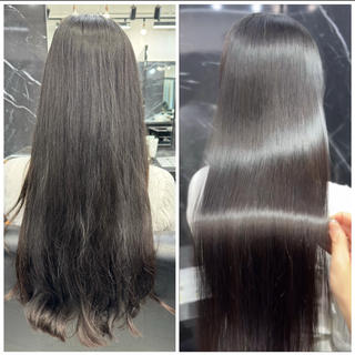 ロング JIN|乾かしただけ 美髪矯正本格髪質改善のヘアスタイル