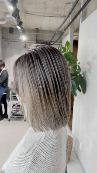 バレイヤージュ×エアータッチ 