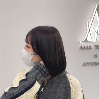 ダメージレスにこだわった
髪質改善の縮毛矯正
酸性ストレートを組み合わせた優しい薬剤で、
うねり・広がり・パサつきをしっかりケア
自然な艶と柔らかい手触りで、
初めての方にもおすすめ
柔らかく巻ける縮毛矯正なので、
韓国ヘアとも相性抜群です