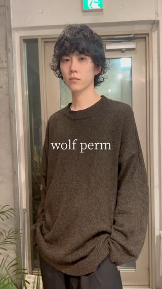 ミディアム パーマ メンズ 🌈圧倒的デザイン パーマ　関和希のヘアスタイル