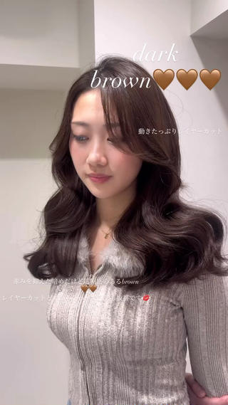 ロング カラー 韓国レイヤー💋/ ワンホン/NANAのヘアスタイル