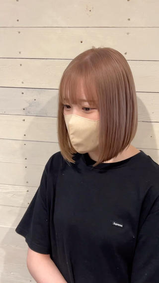 ショート 💛ブリーチで叶える 💛垢抜けカラー🌈のヘアスタイル