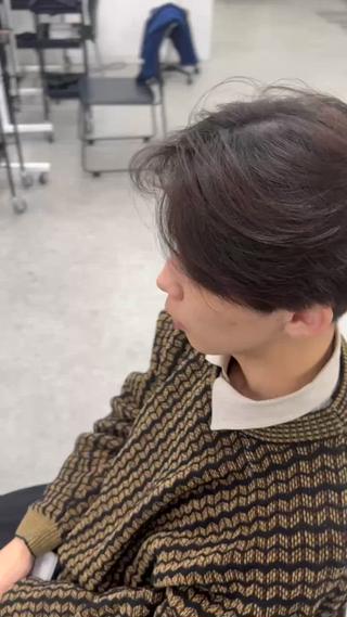 パーマ メンズ Ryo横浜韓国ヘア/ ハイトーン/縮毛矯正のヘアスタイル