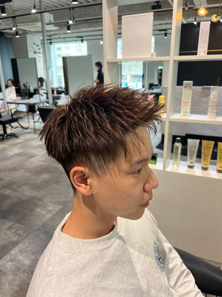 ショート パーマ メンズ メンズパーマ/ メンズ特化/寺阪拓真のヘアスタイル