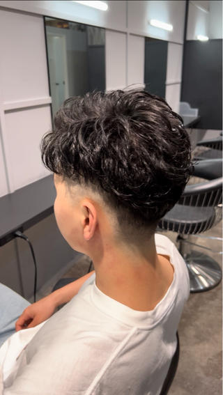 ショート パーマ メンズ メンズパーマ/ メンズ特化/寺阪拓真のヘアスタイル