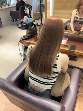 sinsストレート
乾かしただけでツヤツヤになります 
