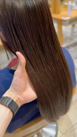 ロング カラー 艶髪カラー/透明感 美髪/白髪/ﾑﾅｶﾀのヘアスタイル