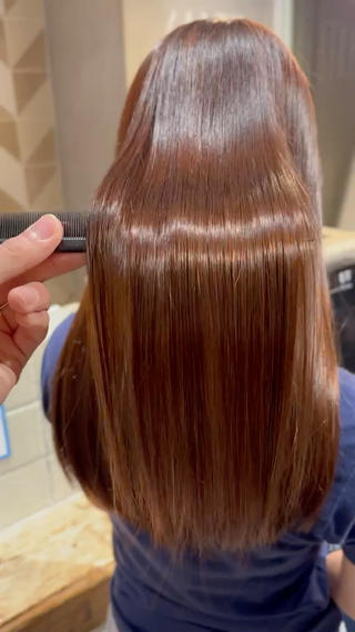 ロング カラー 艶髪カラー/透明感 美髪/白髪/ﾑﾅｶﾀのヘアスタイル