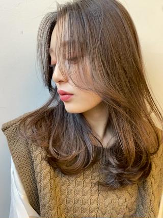 ロング カラー ✨大人韓国レイヤー ✨吉原 潤✨のヘアスタイル