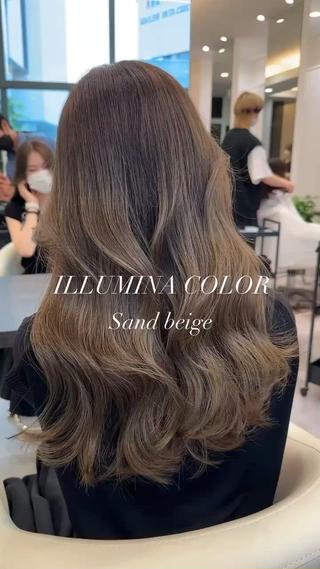 ロング カラー ✨大人韓国レイヤー ✨吉原 潤✨のヘアスタイル