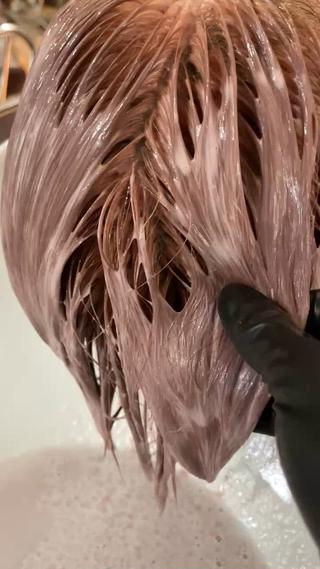 ショート カラー ウルフ/ブリーチ ハイトーン/福嶌和樹のヘアスタイル