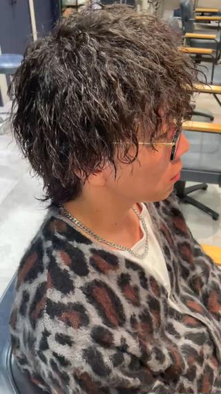 パーマ メンズ メンズ限定そらパーマ カラーモデル募集🐝のヘアスタイル