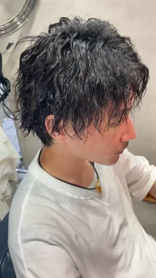 パーマ メンズ メンズ限定そらパーマ モデル募集中🍯🐲のヘアスタイル