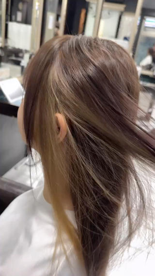 ロング カラー prize 錦糸町店所属・ブリーチモデル募集中 💜manaka💜のヘアスタイル