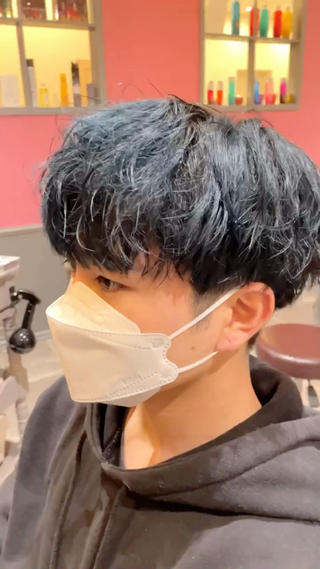 カラー メンズ La Blessグランサロン梅田店所属・梅田美容室/ブリーチ なし/レイヤーカットのヘアスタイル