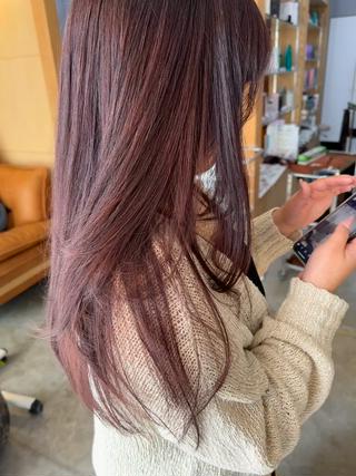 lavender pink
ULTOWAトリートメント続けてくれてるから
サラサラ～ 