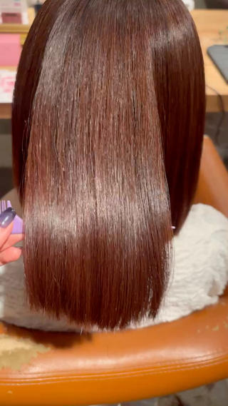 ショート パーマ 髪質改善カラー ベージュ🤎YUMEのヘアスタイル