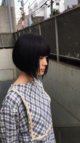 ショート kitsuki北参道所属・カガラシュン/ショー ト/ボブ/ウルフのヘアスタイル