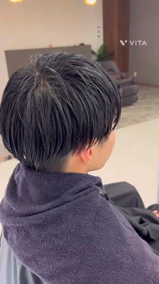 ショート パーマ メンズ KEN 🌟のヘアスタイル