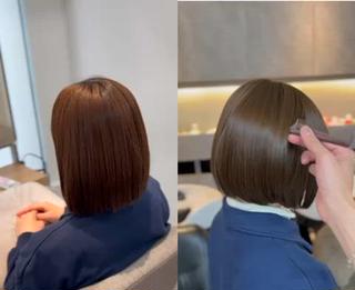 ショート 髪質改善/艶カラー /谷奥甲太のヘアスタイル