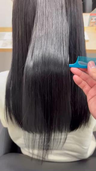 髪質改善ストレート(酸性ストレート)で是非とぅるんとぅるんの美髪楽しみましょう 