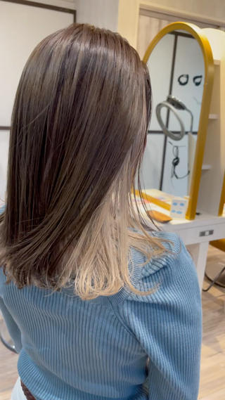 セミロング BRIDGE HAIR所属・BRIDGE あきらのヘアスタイル