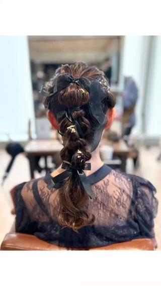 ロング カラー ヘアアレンジ 髙木美緒🌿 レイヤー/アレンジのヘアスタイル