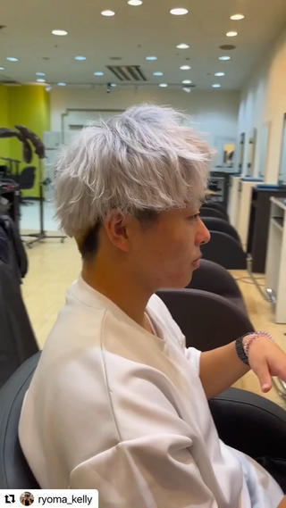 カラー 西村 遼馬のヘアスタイル