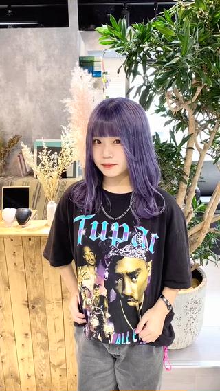 セミロング 【.ico】心斎橋 飛田ゆうきのヘアスタイル