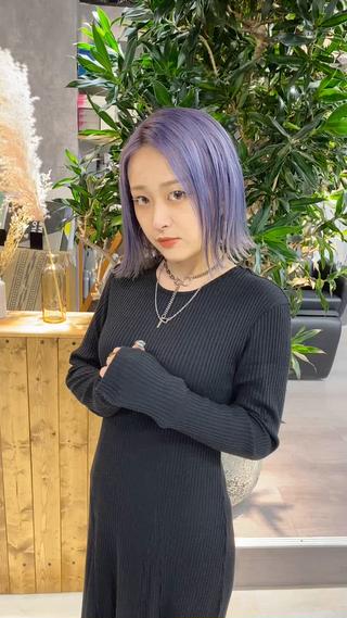 ショート カラー 【.ico】心斎橋 飛田ゆうきのヘアスタイル