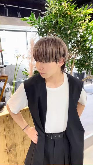 ショート メンズ 【.ico】心斎橋 飛田ゆうきのヘアスタイル