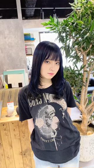 セミロング カラー 【.ico】心斎橋 飛田ゆうきのヘアスタイル